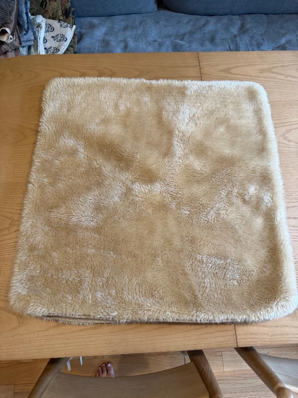 Pottery Barn Faux Fur Pillow